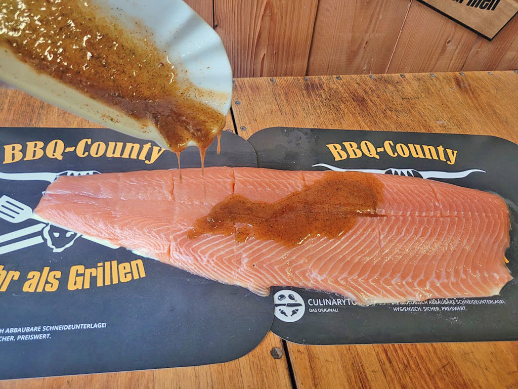 BBQ County Pulled Lachs Marinade