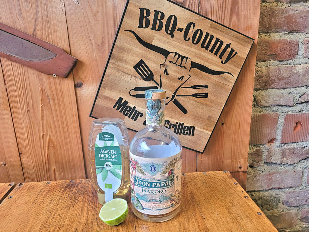 BBQ County Pulled Lachs Zutaten Glasur