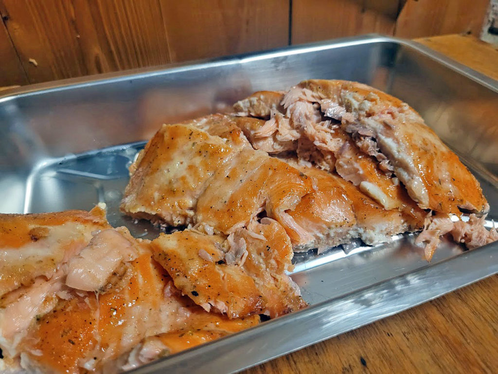 BBQ County Pulled Lachs fertig