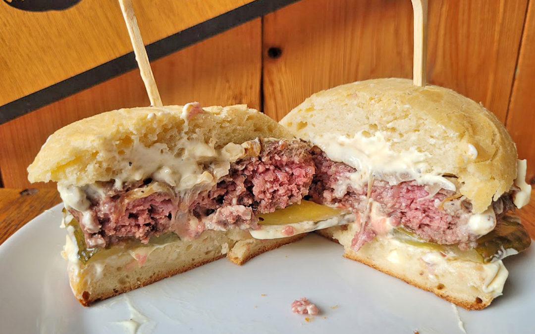 BBQ County Oklahoma Style Fried Onion Burger